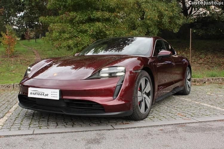 Vermelho Usado 2020 Porsche Taycan 4S Sedan | € 55.700 (Bom preço) - Imagem 1/1
