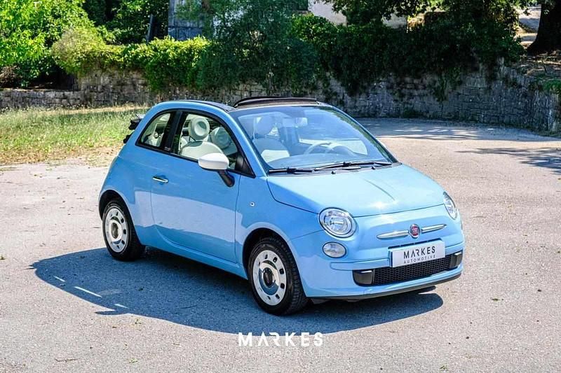 Azul Usado 2014 Fiat 500C Cabrios | € 9.850 (Preço elevado) - Imagem 1/4