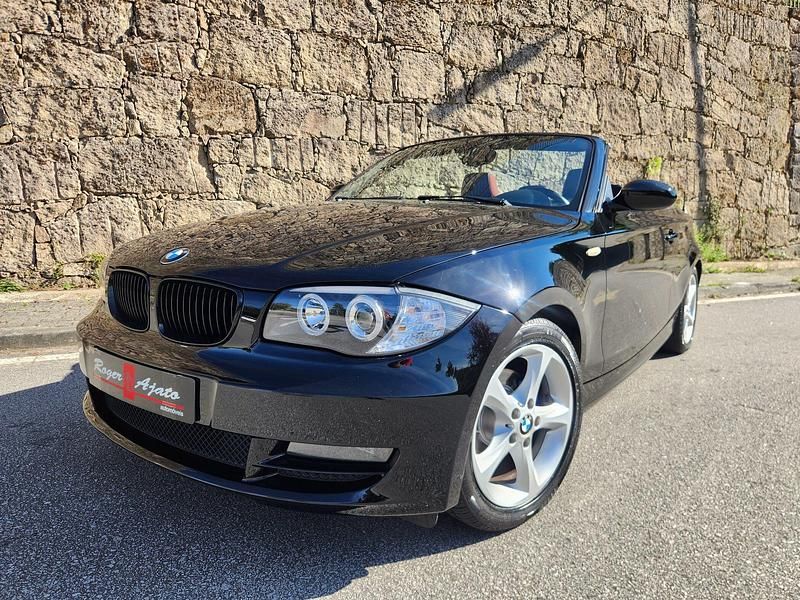 Preto Usado 2009 BMW 118 Cabriolet Sport Line Cabrios | € 13.490 - Imagem 1/4