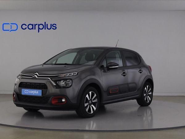 Cinza Usado 2021 Citroën C3 PureTech Citadino | € 13.700 (Preço justo) - Imagem 1/4
