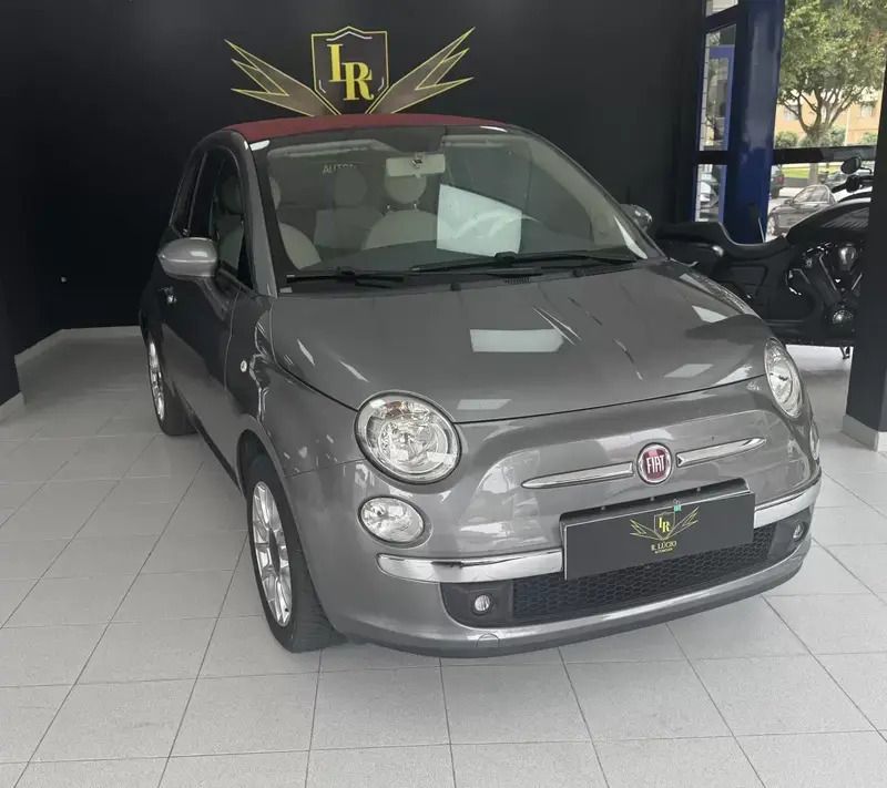 Cinza escuro Usado 2013 Fiat 500C Lounge Cabrios | € 10.500 (Preço justo) - Imagem 1/4
