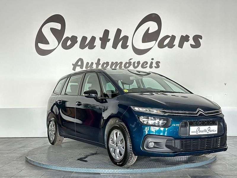 Azul Usado 2021 Citroën C4 Feel Monovolume | € 17.900 (Bom preço) - Imagem 1/4