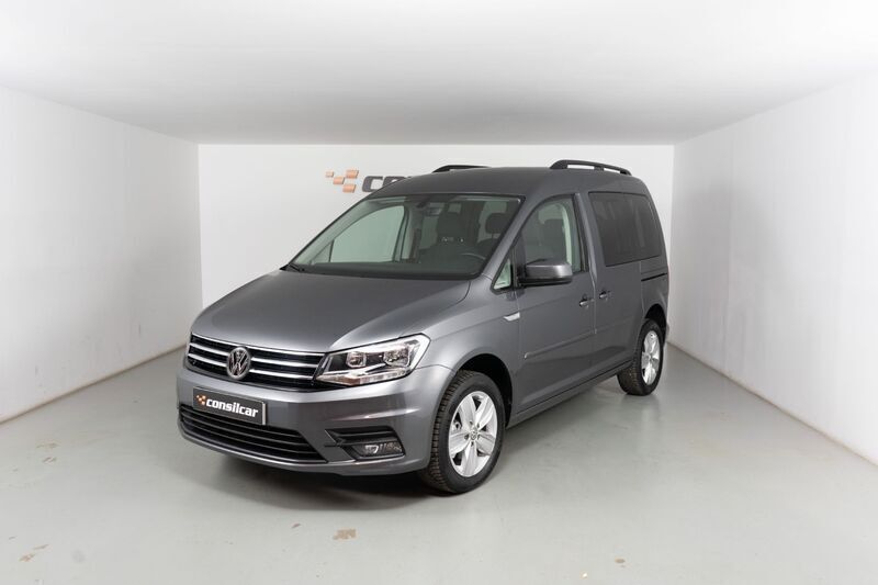 Cinza Usado 2021 VW Caddy Maxi Comfortline Monovolume | € 22.980 - Imagem 1/4