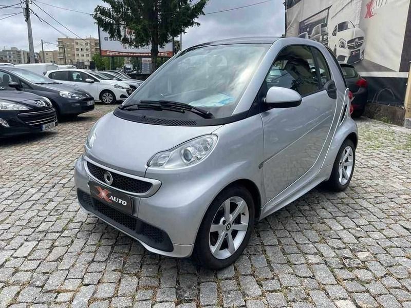 Cinzento (metalizado) Usado 2013 Smart ForTwo Coupé Passion Coupé | € 7.500 (Preço justo) - Imagem 1/4