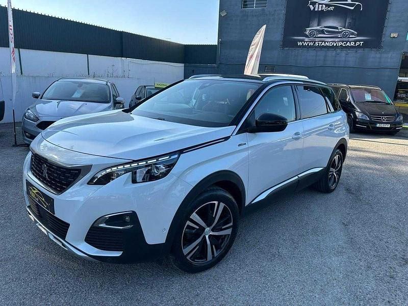Branco Usado 2018 Peugeot 5008 GT Monovolume | € 21.990 (Preço justo) - Imagem 1/4