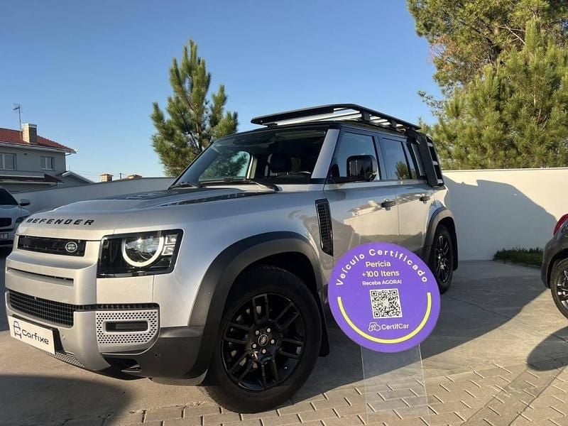 Cinza Usado 2020 Land Rover Defender S SUV | € 75.000 - Imagem 1/4