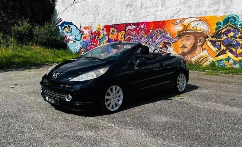 Preto Usado 2007 Peugeot 207 CC Cabrios | € 7.950 (Preço justo) - Imagem 1/4