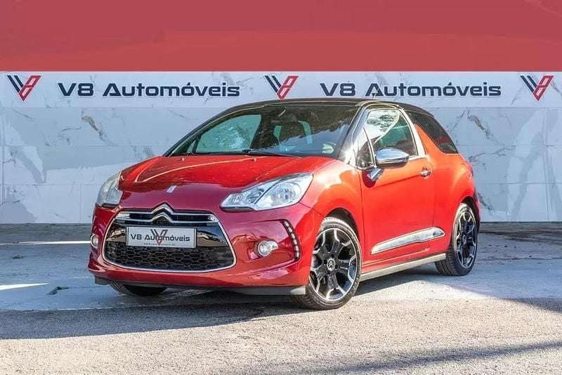 Vermelho Usado 2011 Citroën DS3 So Chic Citadino | € 8.500 (Bom preço) - Imagem 1/4