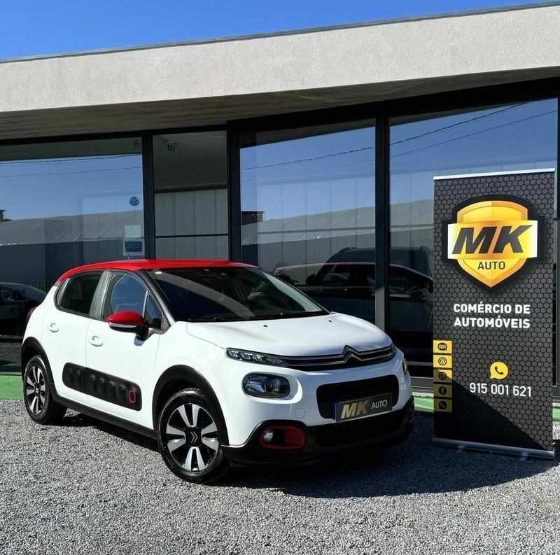Branco Usado 2019 Citroën C3 Feel Citadino | € 12.750 (Preço justo) - Imagem 1/4