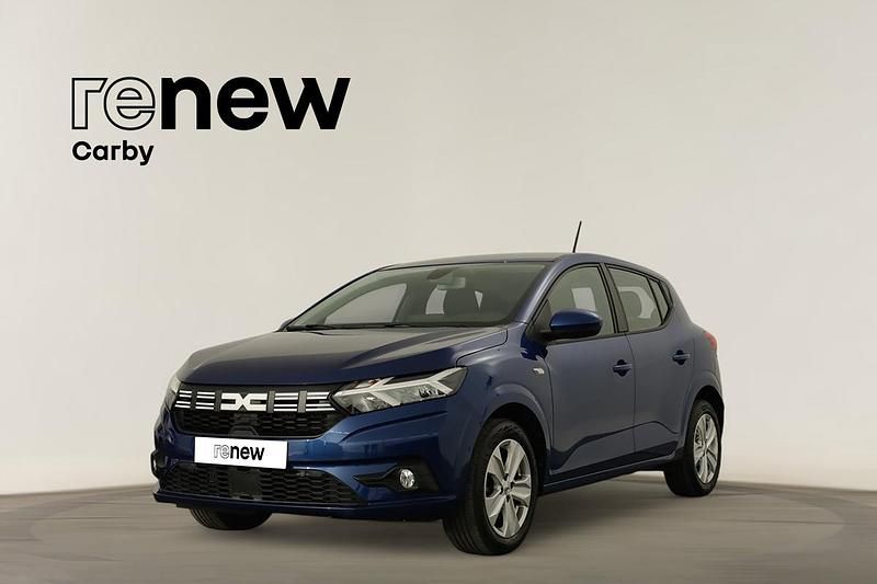 Azul Usado 2024 Dacia Sandero Expression Citadino | € 16.490 (Bom preço) - Imagem 1/4