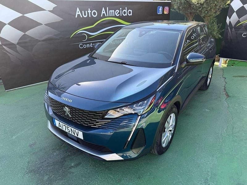 Azul Usado 2021 Peugeot 3008 | € 20.750 (Bom preço) - Imagem 1/4