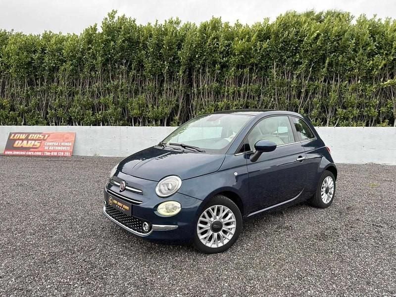 Azul Usado 2017 Fiat 500 Lounge Citadino | € 9.990 (Preço justo) - Imagem 1/4