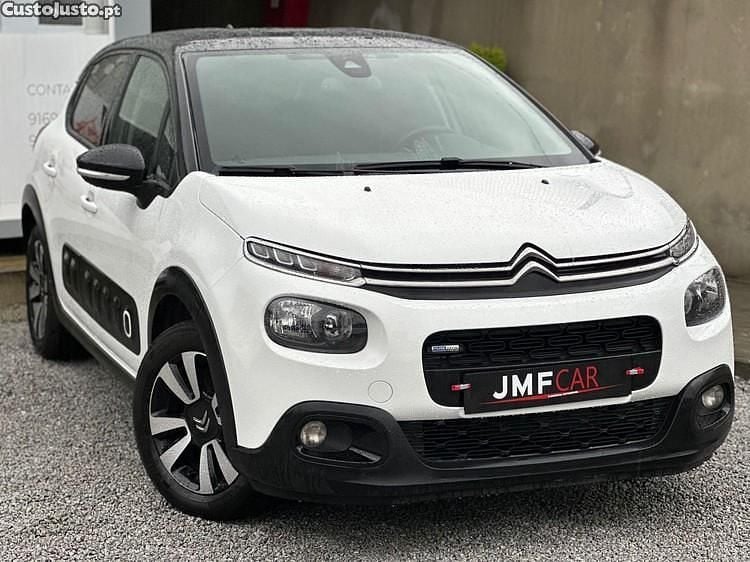Branco Usado 2017 Citroën C3 PureTech Citadino | € 10.000 (Preço justo) - Imagem 1/1
