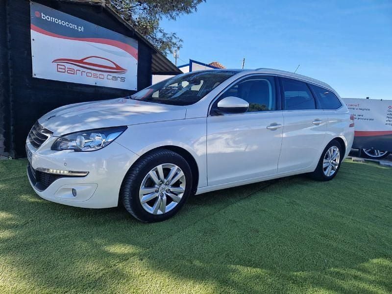 Branco Usado 2015 Peugeot 308 SW Carrinha | € 9.400 (Preço justo) - Imagem 1/4