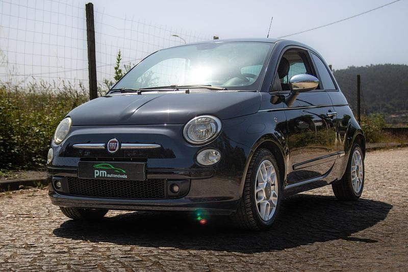 Preto Usado 2008 Fiat 500 Collezione Citadino | € 5.900 (Caro) - Imagem 1/4