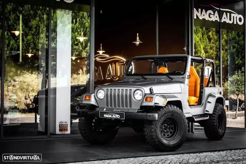 Usado Jeep Wrangler 121 HP (88 kW) 1997 Cinzento SUV