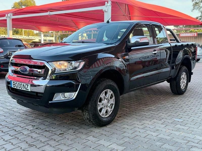 Preto Usado 2016 Ford Ranger XLT Pickup | € 26.890 (Bom preço) - Imagem 1/4