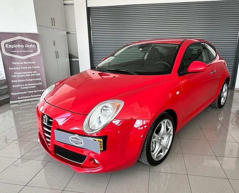 Vermelho Usado 2008 Alfa Romeo MiTo Distinctive Citadino | € 6.990 - Imagem 1/4