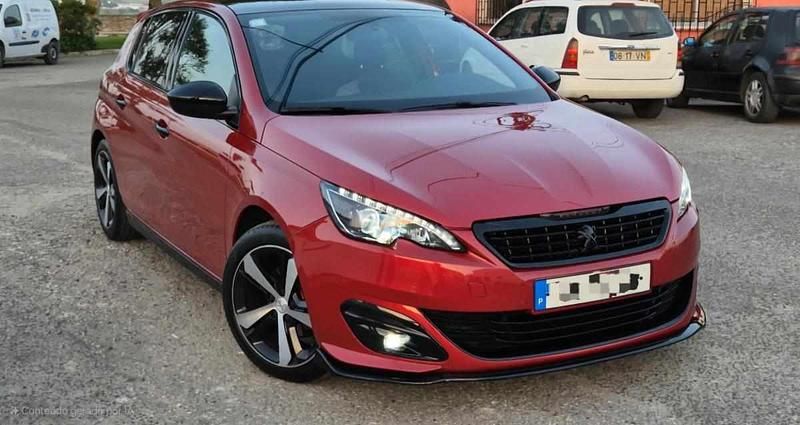 Vermelho Usado 2015 Peugeot 308 Citadino | € 13.000 (Preço justo) - Imagem 1/4
