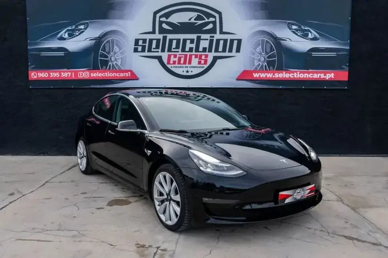 Preto Usado 2019 Tesla Model 3 Long Range AWD Sedan | € 25.900 (Preço justo) - Imagem 1/4