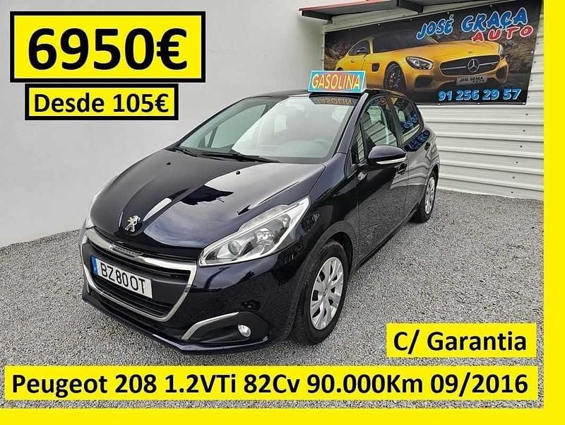 Azul Usado 2016 Peugeot 208 Active Citadino | € 6.950 (Super Preço) - Imagem 1/4
