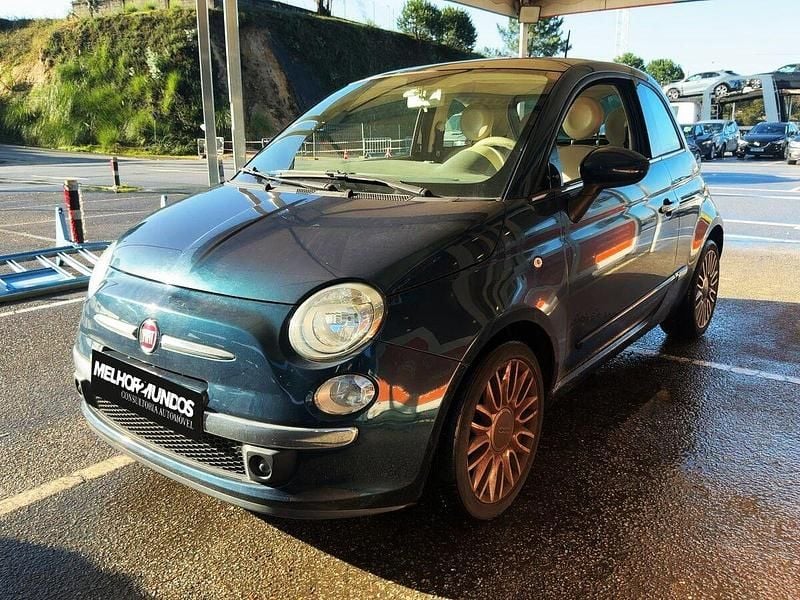 Azul Usado 2015 Fiat 500 Lounge | € 8.650 (Bom preço) - Imagem 1/4