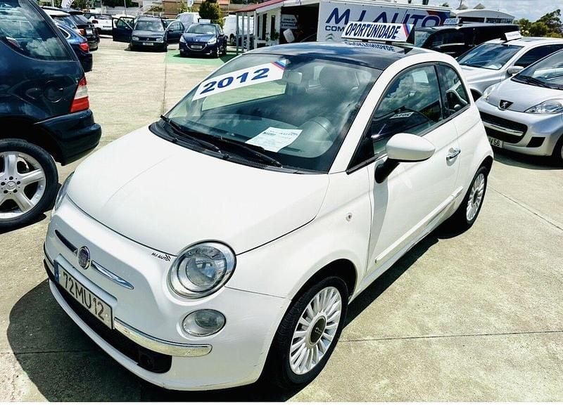 Branco Usado 2012 Fiat 500 Lounge Citadino | € 7.900 (Preço justo) - Imagem 1/4