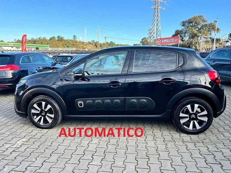 Preto Usado 2019 Citroën C3 PureTech Citadino | € 14.899 (Caro) - Imagem 1/4