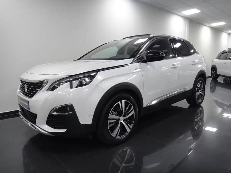 Branco pérola Usado 2020 Peugeot 3008 GT-line Monovolume | € 19.500 (Preço justo) - Imagem 1/4