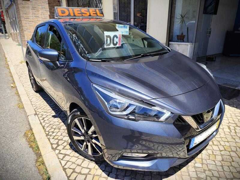 Cinza Usado 2017 Nissan Micra N-Connecta Citadino | € 11.390 (Bom preço) - Imagem 1/4