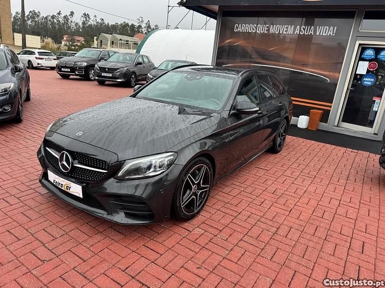 Preto Usado 2019 Mercedes C220 AMG line Carrinha | € 29.990 (Preço justo) - Imagem 1/1