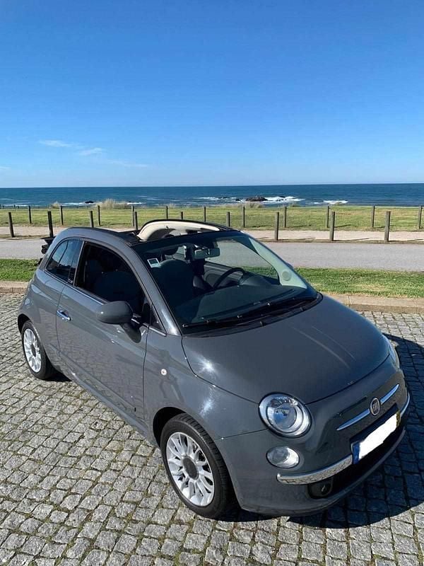 Cinzento Usado 2014 Fiat 500 Cabrios | € 9.200 (Preço justo) - Imagem 1/4