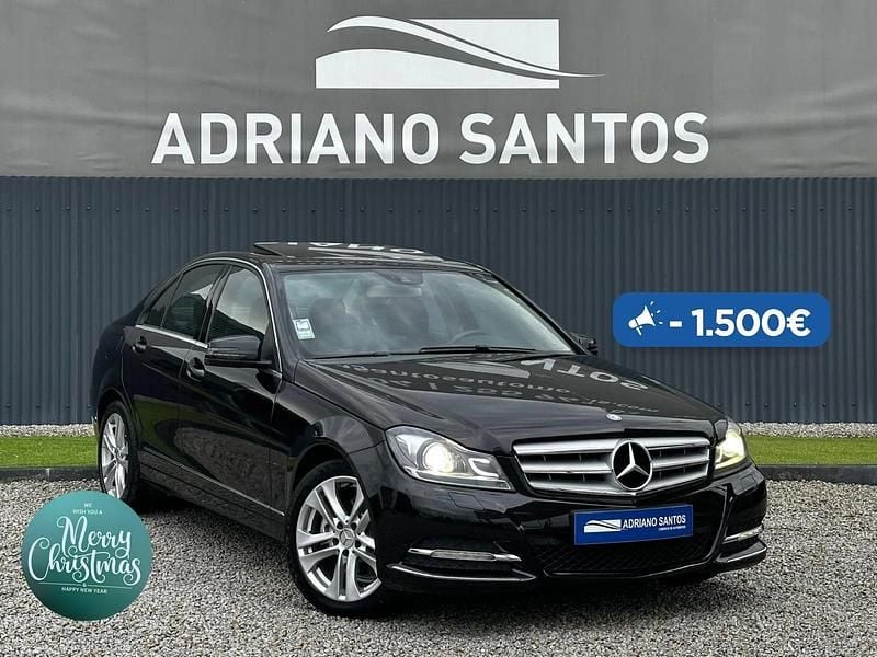 Preto Usado 2013 Mercedes C220 Avantgarde Sedan | € 13.400 - Imagem 1/4