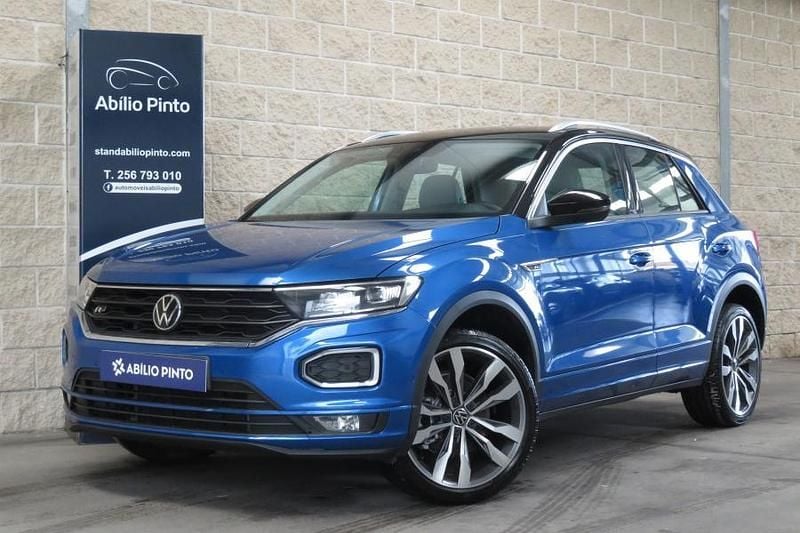 Usado VW T-Roc R-line 150 HP (110 kW) 2021 Azul SUV