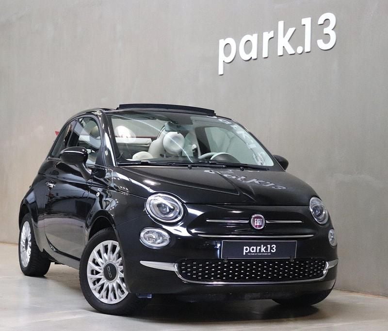 Preto Usado 2019 Fiat 500C Lounge Cabrios | € 11.500 (Bom preço) - Imagem 1/4