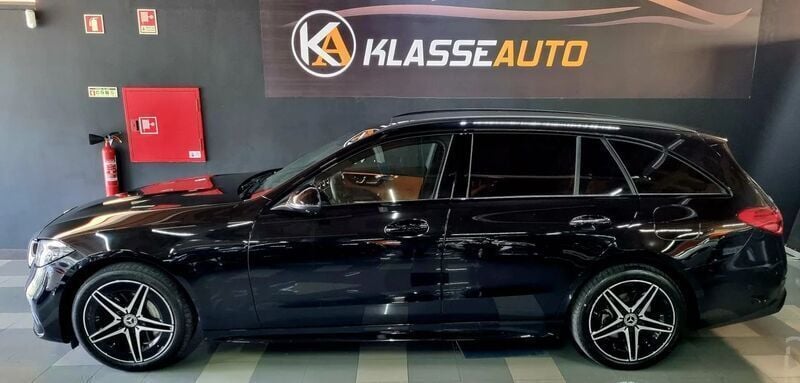 Preto Usado 2022 Mercedes C300 AMG line Carrinha | € 46.990 (Preço elevado) - Imagem 1/4