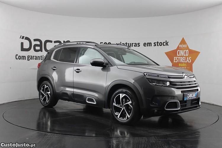 Cinza Usado 2021 Citroën C5 Aircross Feel SUV | € 18.499 (Bom preço) - Imagem 1/1