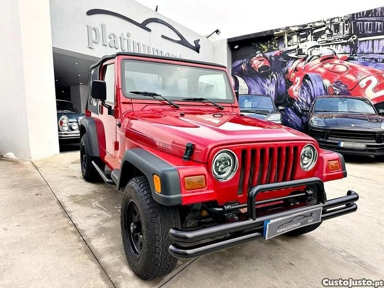 Usado Jeep Wrangler Sport 118 HP (86 kW) 1997 Vermelho SUV