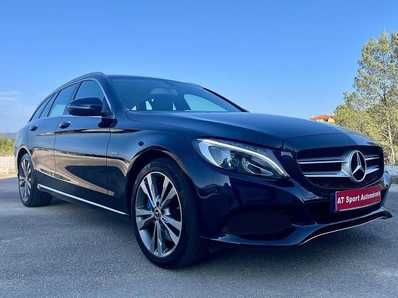 Azul Usado 2017 Mercedes C350 Carrinha | € 21.750 - Imagem 1/4
