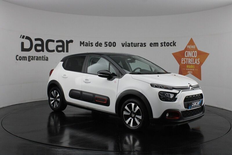Branco Usado 2021 Citroën C3 Feel Citadino | € 10.899 (Preço justo) - Imagem 1/4