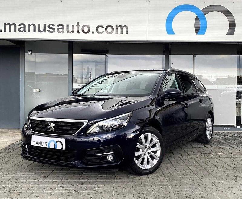 Azul Usado 2019 Peugeot 308 SW Style Carrinha | € 13.990 - Imagem 1/4