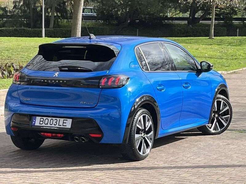 Azul Usado 2020 Peugeot 208 GT Citadino | € 18.497 (Preço elevado) - Imagem 1/4