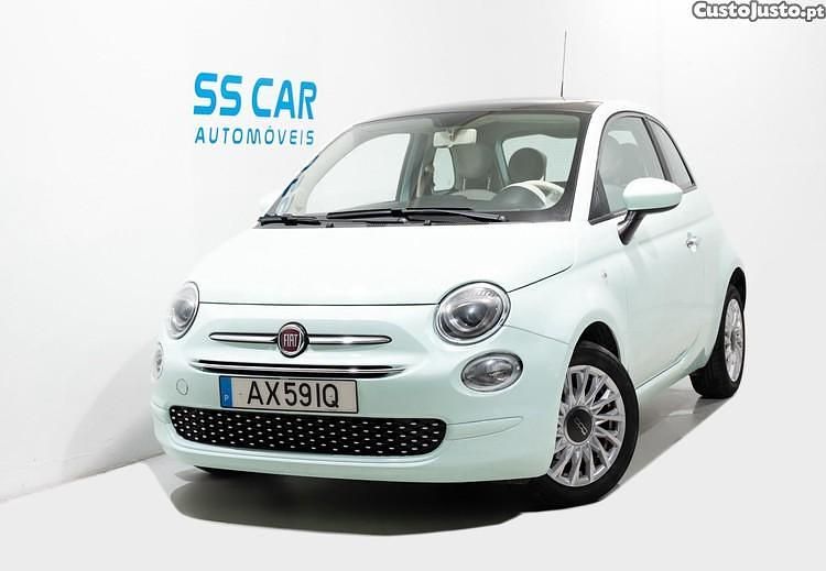 Verde Usado 2020 Fiat 500 Lounge | € 9.450 - Imagem 1/1