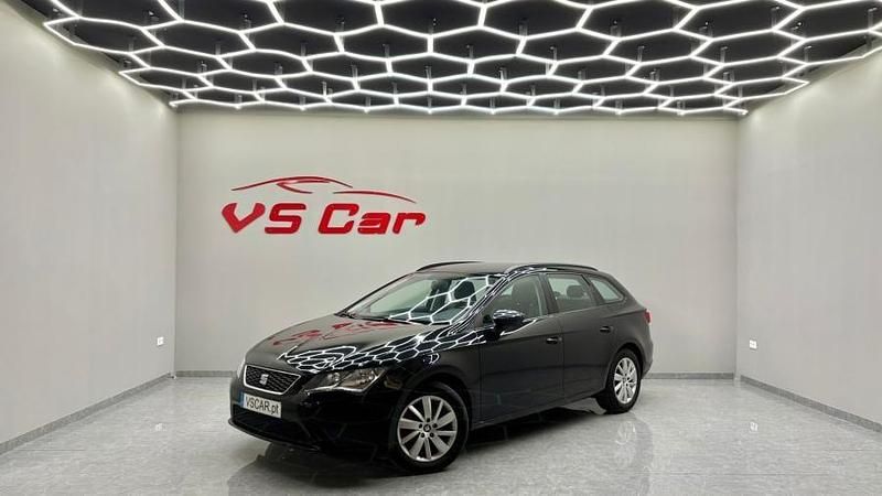 Usado Seat Leon ST 110 HP (80 kW) 2016 Preto Carrinha