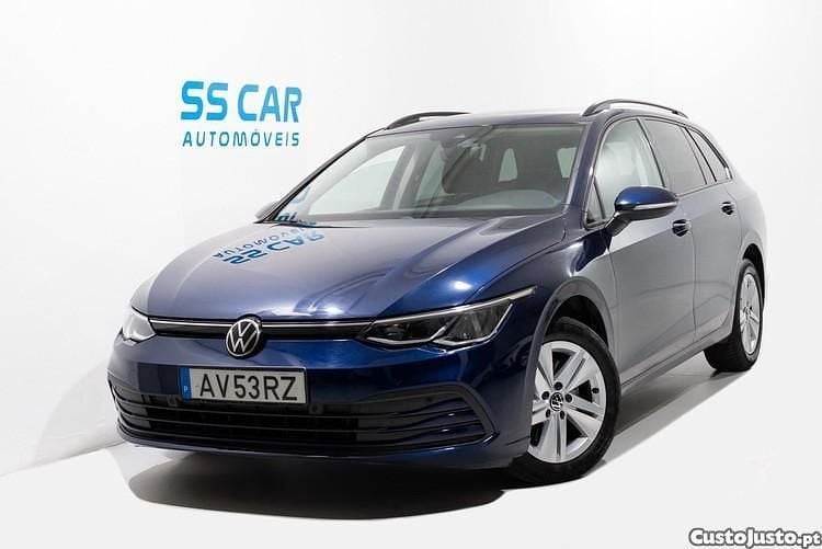 Azul Usado 2021 VW Golf VIII Life Carrinha | € 19.590 (Preço justo) - Imagem 1/1