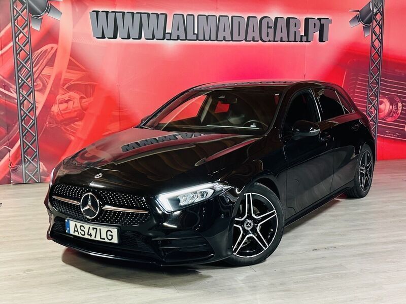 Preto Usado 2022 Mercedes A200 AMG line | € 29.900 (Preço justo) - Imagem 1/4