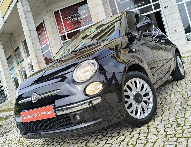 Cinzento Usado 2015 Fiat 500 Lounge Citadino | € 8.500 (Bom preço) - Imagem 1/4