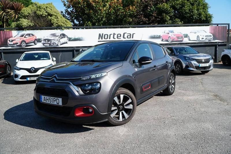 Cinzento Usado 2021 Citroën C3 Citadino | € 11.450 (Super Preço) - Imagem 1/4