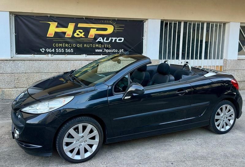 Preto Usado 2008 Peugeot 207 Sport Cabrios | € 7.250 (Preço elevado) - Imagem 1/4