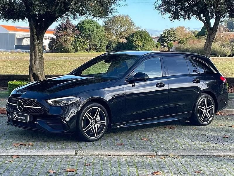 Preto Usado 2024 Mercedes C300e AMG line Carrinha | € 47.900 (Bom preço) - Imagem 1/4